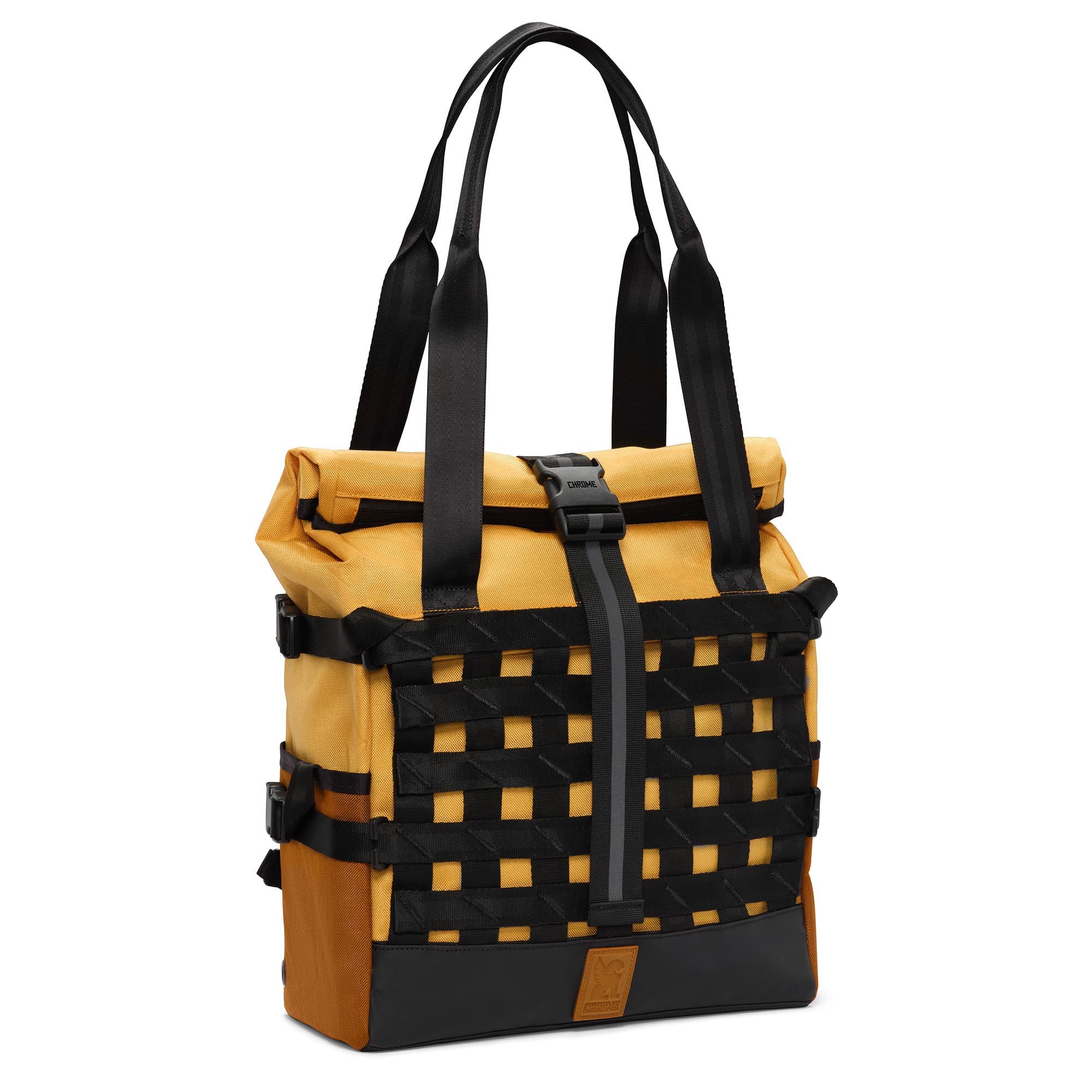 Weather resistant Barrage Tote in amber #color_amber tritone