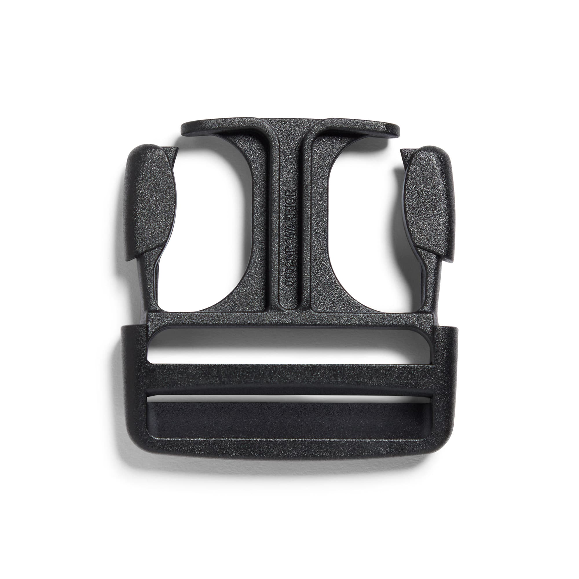 Two inch Dual Adjust Male Buckle front view #color_black