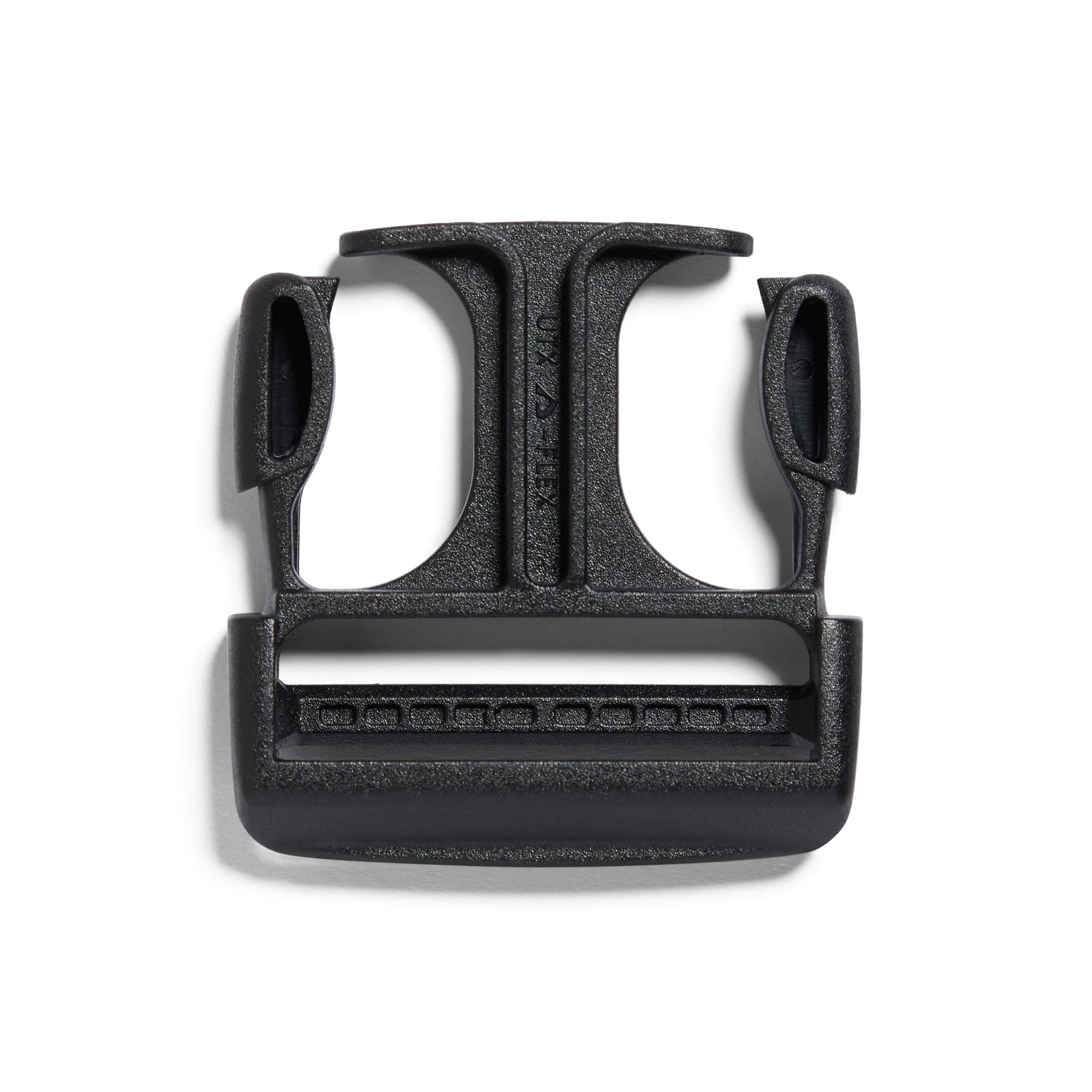 Two inch Dual Adjust Male Buckle back view #color_black