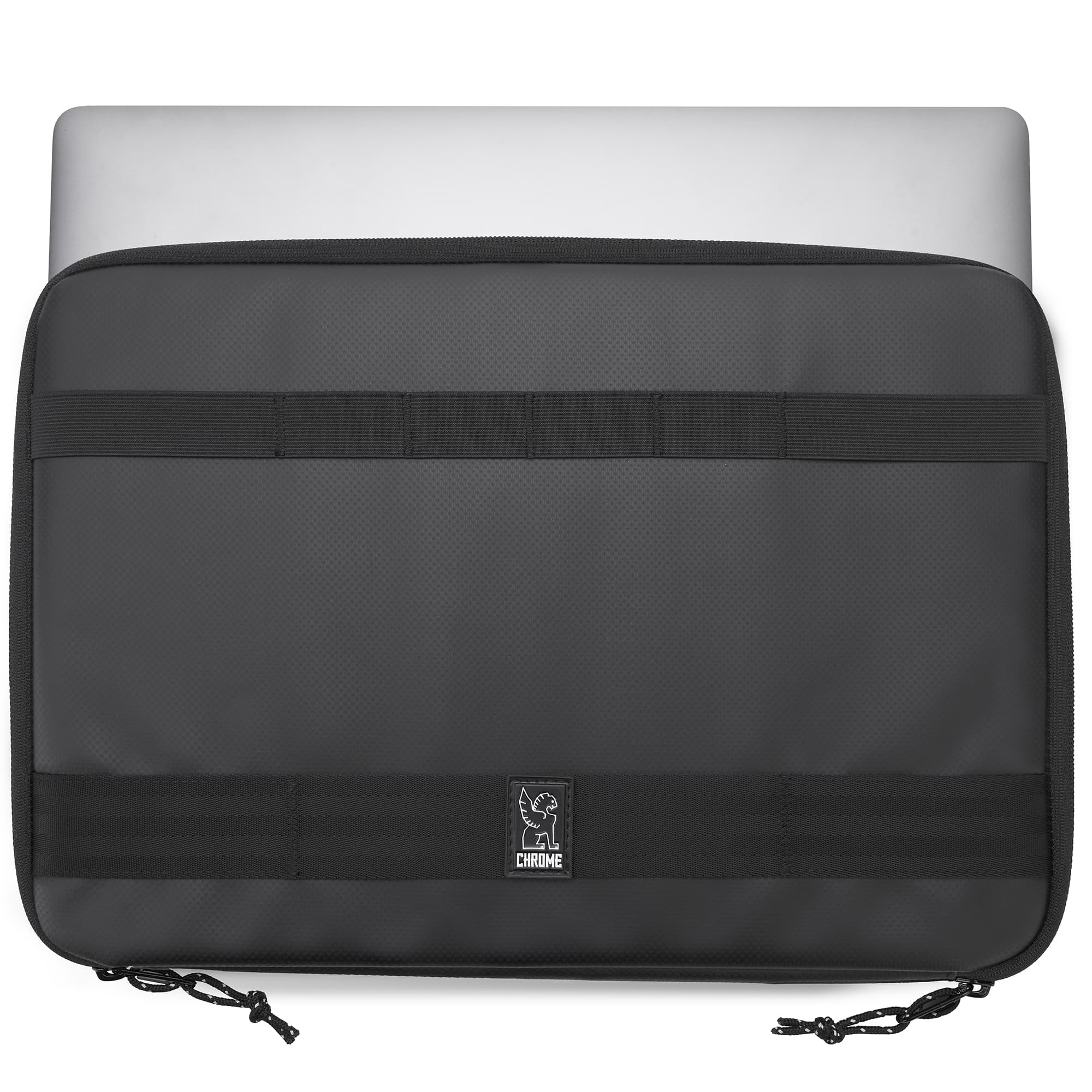 Padded laptop sleeve for computers up to 15" example computer fit