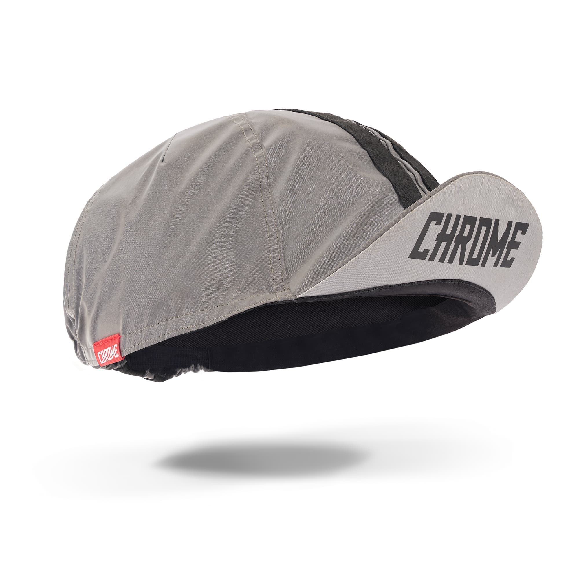 Chrome logo Cycling Cap in reflective #color_reflective