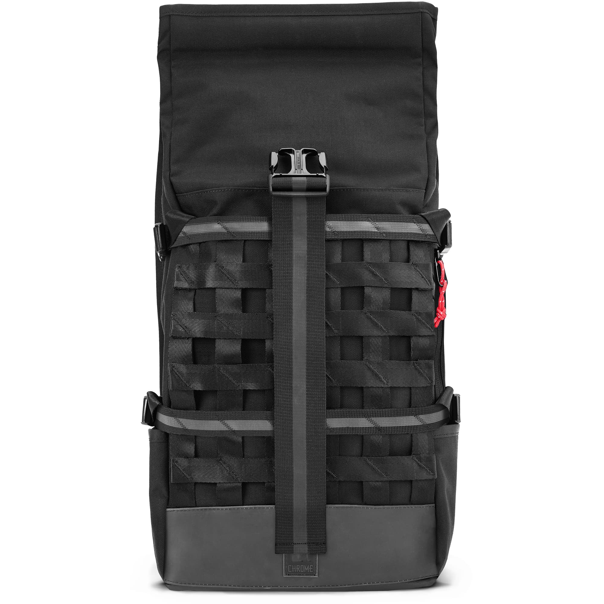 Reflective Barrage Cargo Backpack unrolled #color_night