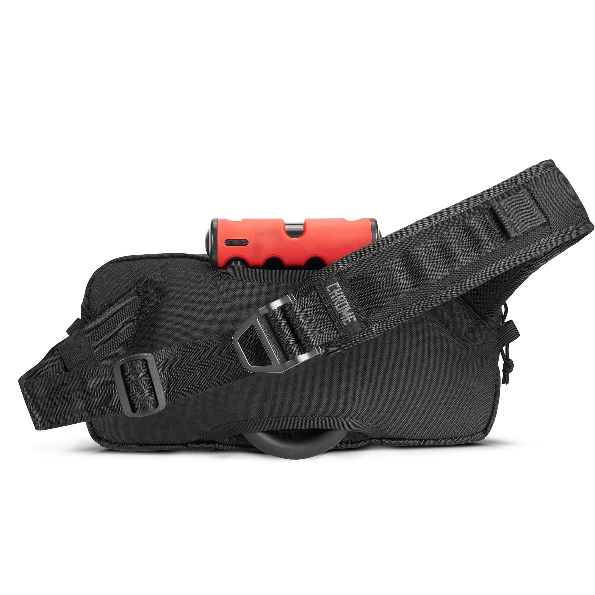 Mini Kadet Sling 5L in black strap view #color_black