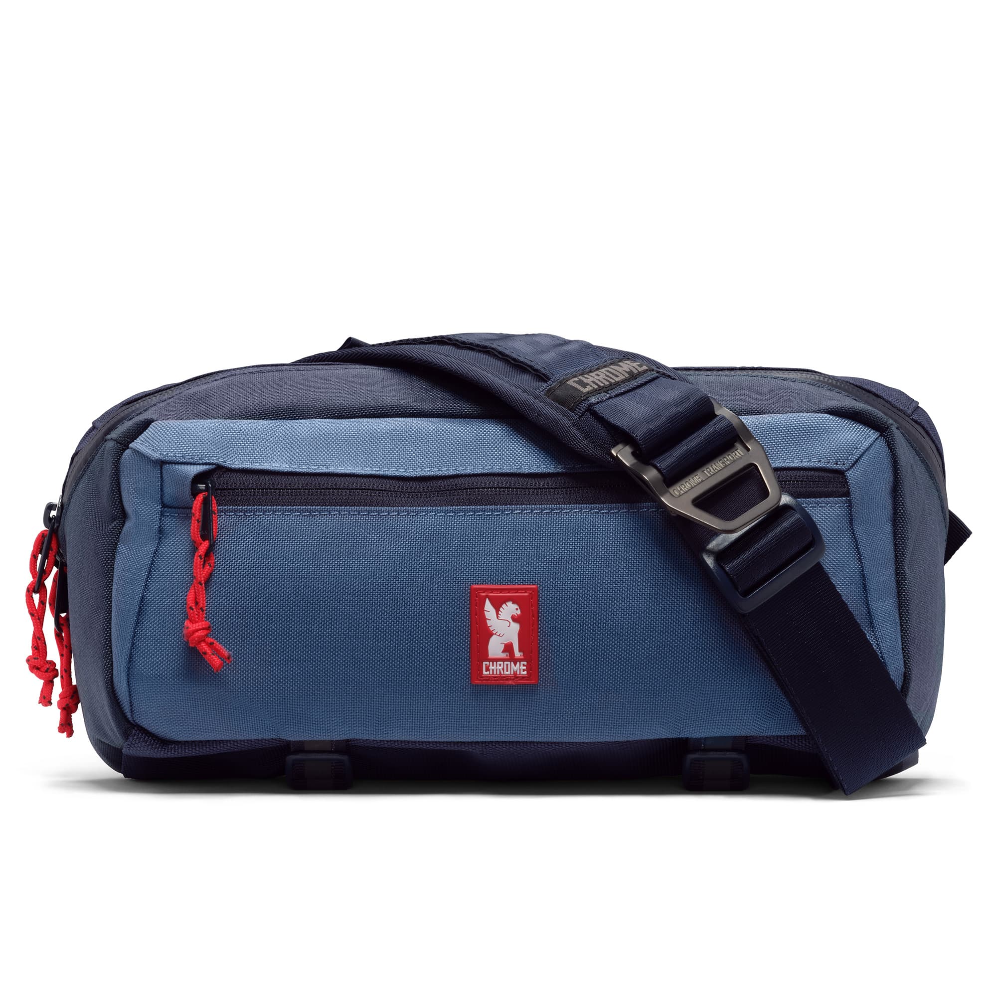 Mini Kadet Sling 5L in navy tritone full on front view #color_navy tritone