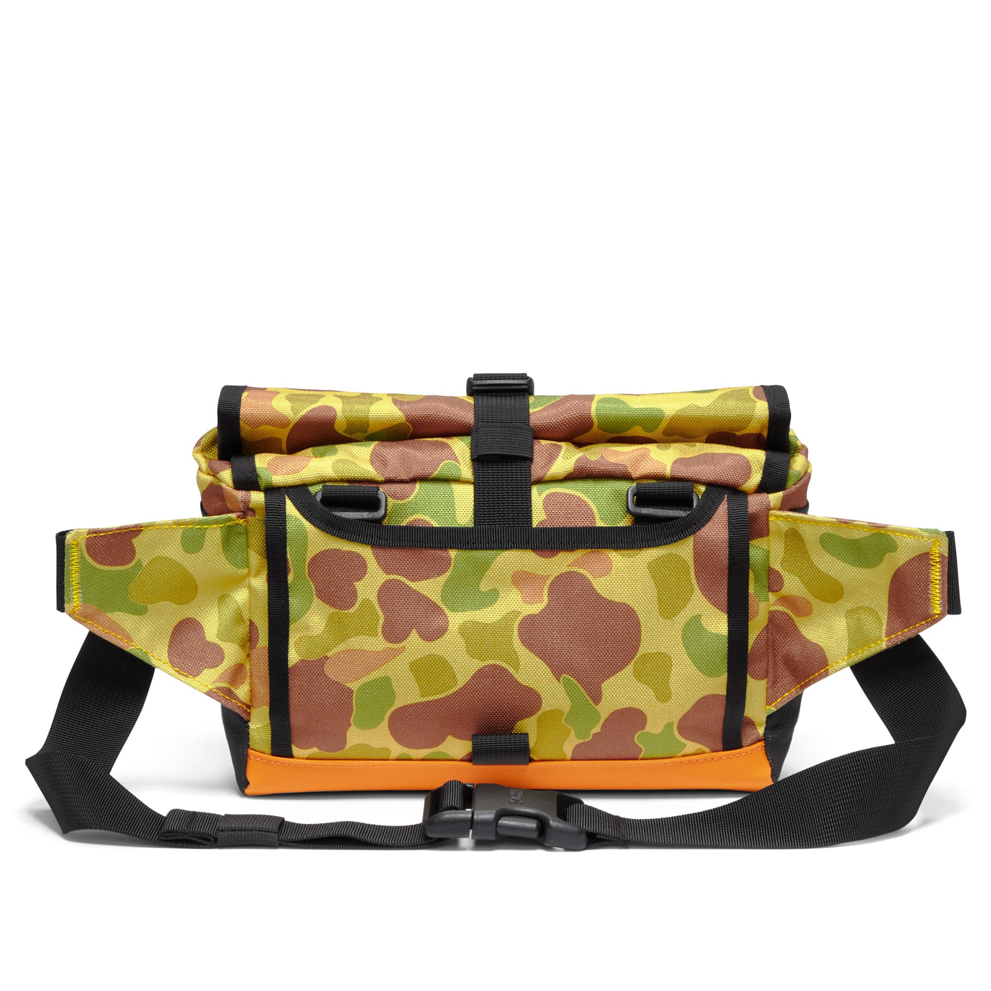 5L Doubletrack Handlebar Sling in duck camo strap detail #color_duck camo