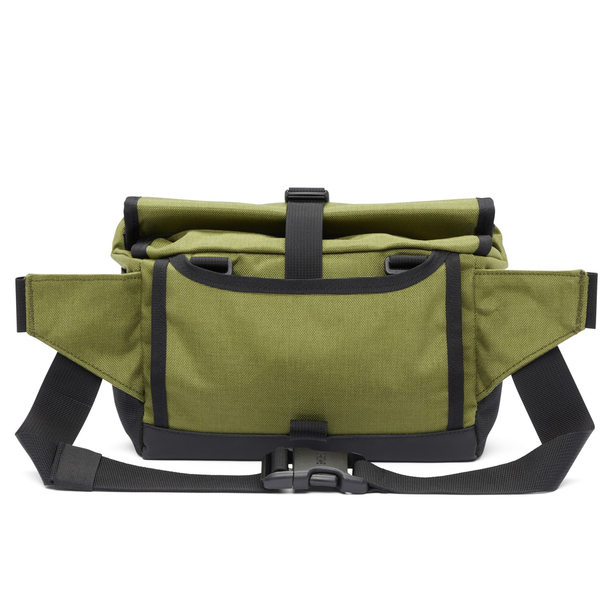 5L Doubletrack Handlebar Sling in green strap view #color_olive branch