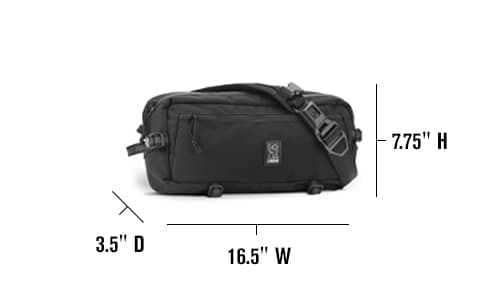 Kadet sling bag measurements